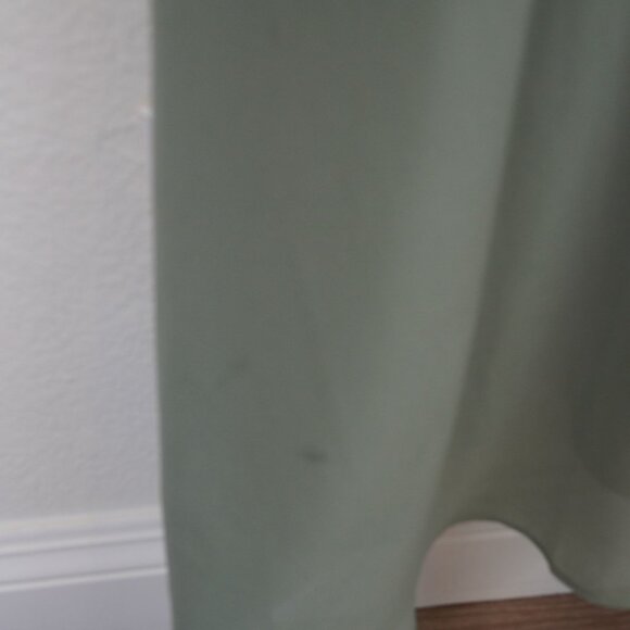 Baltic Born Sage Green Faux Wrap Maxi Dress‎ 2X Flutter Sleeve Lined - Picture 10 of 16